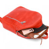 SHVIGEL Шкіряний вінтажний жіночий рюкзак  16327 Червоний - зображення 5