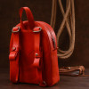 SHVIGEL Шкіряний вінтажний жіночий рюкзак  16327 Червоний - зображення 8
