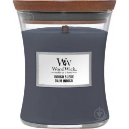 WoodWick Свеча ароматическая  Medium Indigo Suede 275 г (5038581121352)