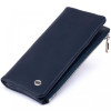 ST Leather Вертикальний гаманець на кнопці жіночий  19203 Темно-синій - зображення 1