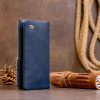 ST Leather Вертикальний гаманець на кнопці жіночий  19203 Темно-синій - зображення 6