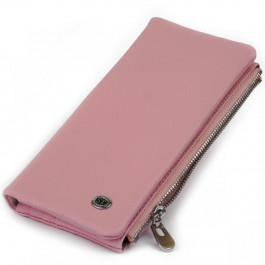 ST Leather Вертикальний гаманець на кнопці жіночий  19201 Рожевий
