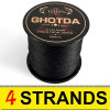  Super Braid Ghotda / 4X / Black / 0.13mm 150m 5.4kg - зображення 1