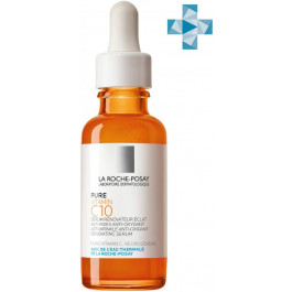 La Roche-Posay Сироватка-антиоксидант із вітаміном С проти зморшок  Pure Vitamin C10, для оновлення шкіри обличчя, 