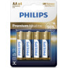 Philips AA bat Alkaline 4шт Premium Alkaline (LR6M4B/10) - зображення 1