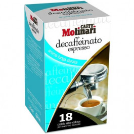 Caffe Molinari Deсaffeinato Espresso в монодозах 18 шт