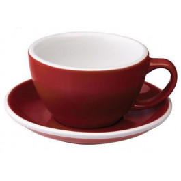 Loveramics Чашка и блюдце для латте Egg Cafe Latte Cup & Saucer (Red) (300 мл)