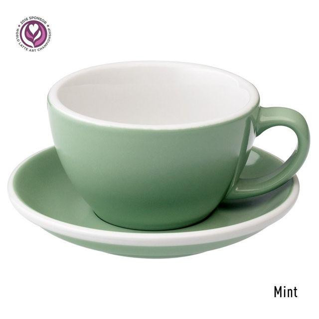 Loveramics Чашка и блюдце для латте Egg Cafe Latte Cup & Saucer (Mint) (300 мл) - зображення 1
