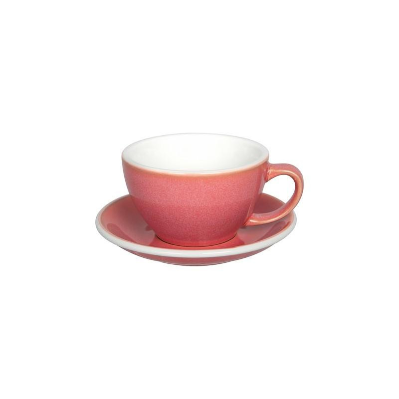 Loveramics Чашка и блюдце для латте  Egg Cafe Latte Cup & Saucer (Berry) (300 мл) (C088-107BBE) - зображення 1