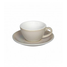 Loveramics Чашка и блюдце под кофе с молоком  Egg Flat White, 150 мл, Ivory (C088-126BIV)