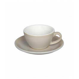   Loveramics Чашка и блюдце под кофе с молоком  Egg Flat White, 150 мл, Ivory (C088-126BIV)