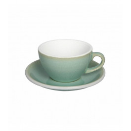   Loveramics Чашка и блюдце для капучино  Egg Cappuccino Cup & Saucer, 200 мл, Basil (C088-124BBI)