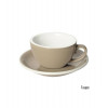Loveramics Чашка и блюдце для капучино  Egg Cappuccino Cup & Saucer, 200 мл, Taupe (C088-72BTP) - зображення 1