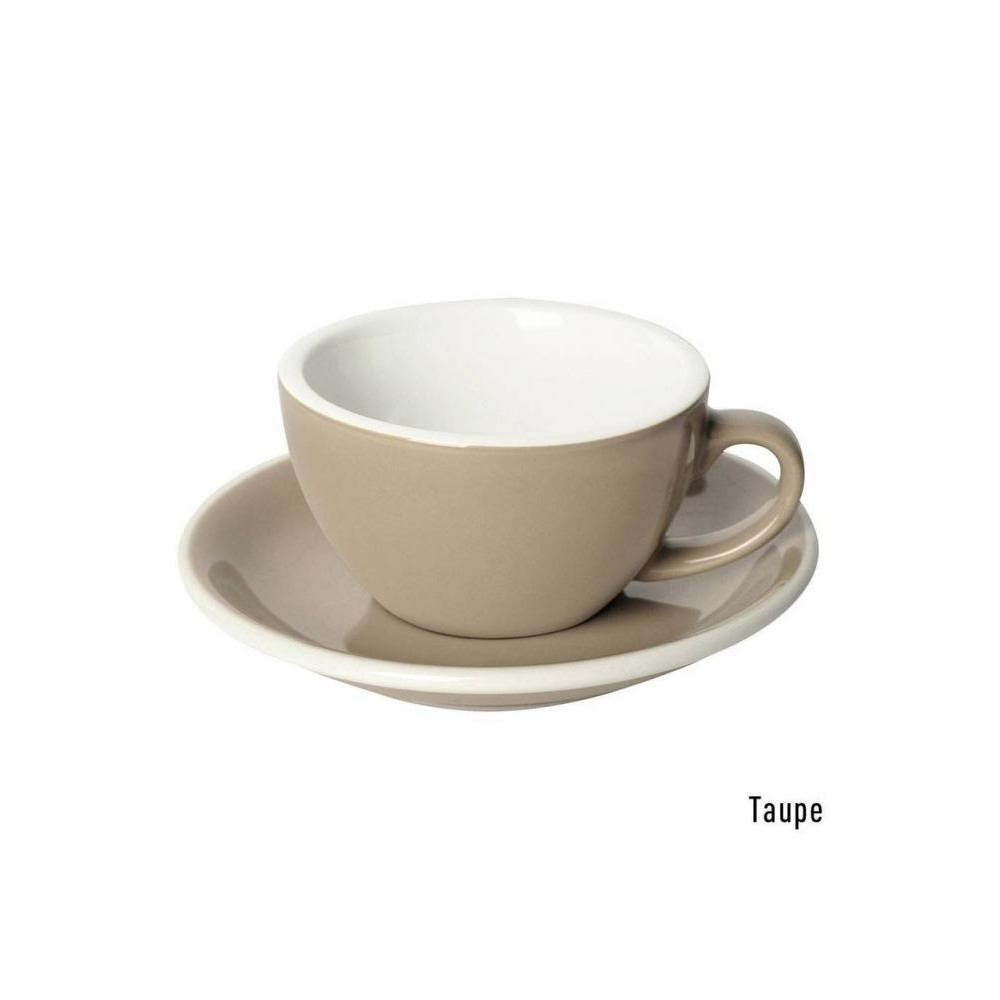Loveramics Чашка и блюдце для капучино  Egg Cappuccino Cup & Saucer, 200 мл, Taupe (C088-72BTP) - зображення 1