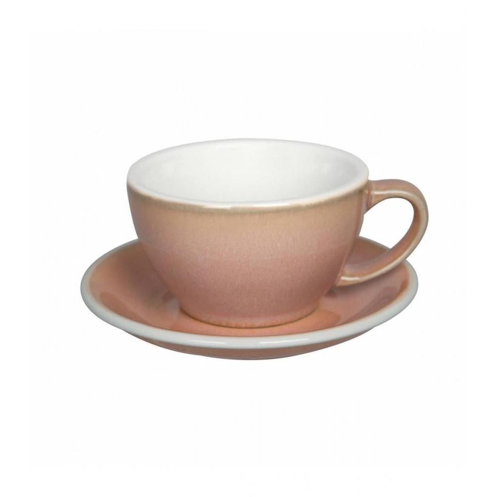 Loveramics Чашка и блюдце для латте  Egg Cafe Latte Cup & Saucer | 300 мл | Rose (C088-108BRO) - зображення 1