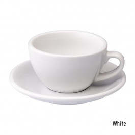 Loveramics Чашка и блюдце для капучино  Egg White, 200 мл (C088-200WH)