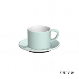 Loveramics Чашка и блюдце под капучино  Bond River Blue, 150 мл (C098-26BBL)