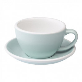 Loveramics Чашка и блюдце для капучино  Egg Cappuccino Cup & Saucer River Blue, 200 мл (C067-04RVB)
