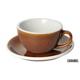 Loveramics Чашка и блюдце для капучино  Egg Cappuccino Cup & Saucer Сaramel, 200 мл (C068-04CRM)