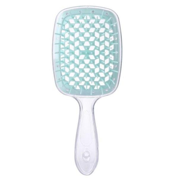 Hollow Comb Гребінець для волосся  Superbrush Plus Transparent Mint - зображення 1
