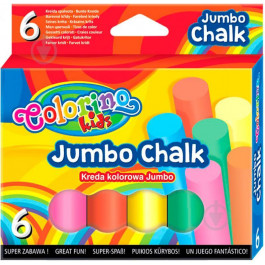 Colorino Мелки цветные Jumbo 6 мелков 6 цветов ( 65818PTR) (5907690865818)