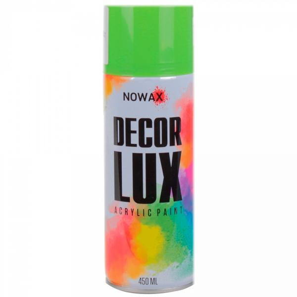 NOWAX Краска Decor Lux зеленая флуоресцентная NX48046 450мл - зображення 1