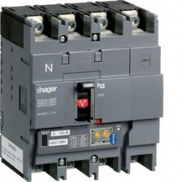 Hager h250, In=250А, 4п, 50kA, LSI (HNC251H)