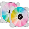 Corsair iCUE SP140 RGB ELITE Performance 140mm Dual Fan Kit White (CO-9050139-WW) - зображення 1