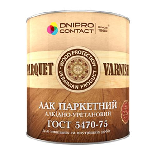 Дніпро-Контакт Лак паркетный алкидно-уретановый 0,7 кг - зображення 1