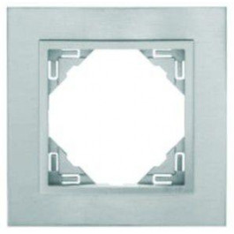 EFAPEL Рамка одинарная универсальная LOGUS, титан, пласт. вставка перламутр (90910 TTP)