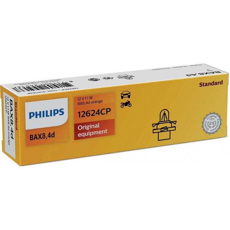 Philips BX8,4d 12V 1,1W (12624CP) - зображення 1