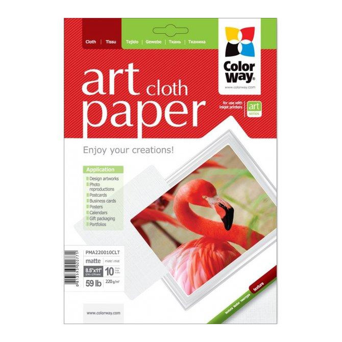 ColorWay Letter (216x279mm) ART, matte, cloth (PMA220010CLT) - зображення 1