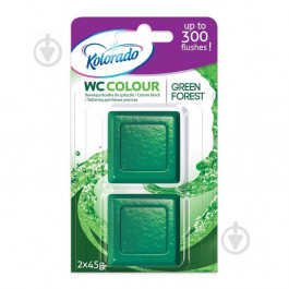 Kolorado Таблетка WC Colour Зеленая 2шт (5902506004405)