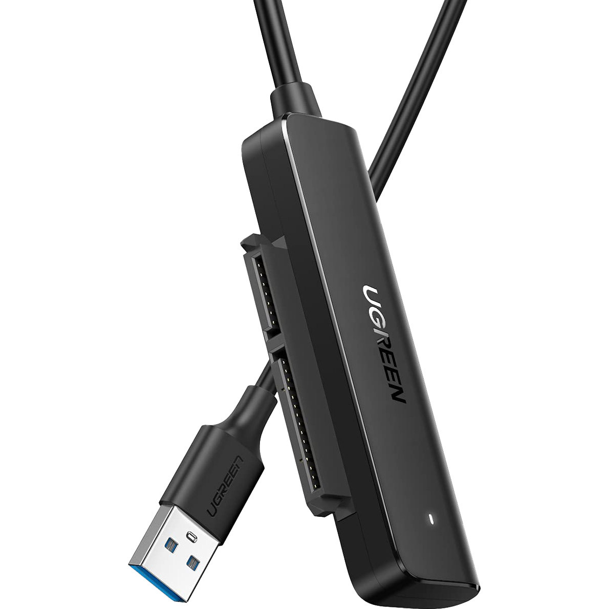 UGREEN CM321 USB-A to SATA 0.15m Black (70609) - зображення 1