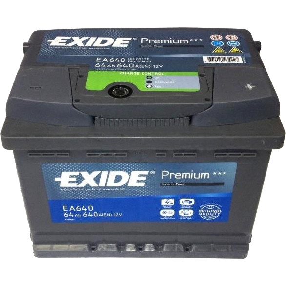 Battery exide premium 64 ah 640a 64 ah ea640