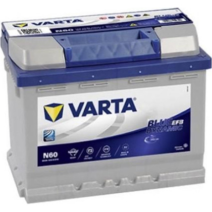 Varta 6СТ-60 N60 Blue Dynamic EFB N60 (560500064) - зображення 1
