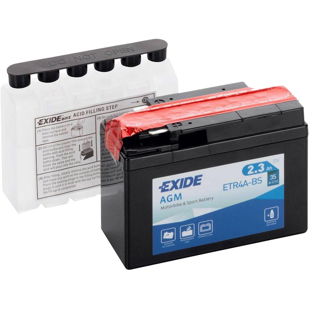 Exide AGM 6СТ-2,3 Аз 12В 35А (EN) ETR4A-BS - зображення 1