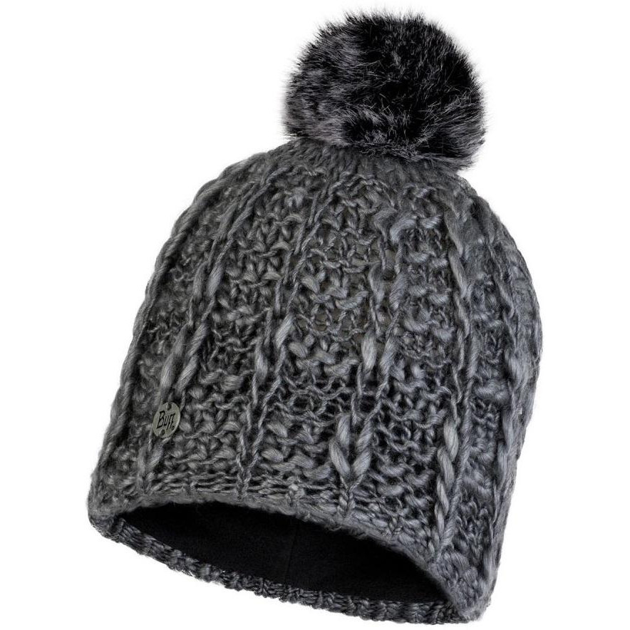 Buff Шапка  Knitted & Polar Hat liv new pebble grey (BU 120706.301.10.00) - зображення 1