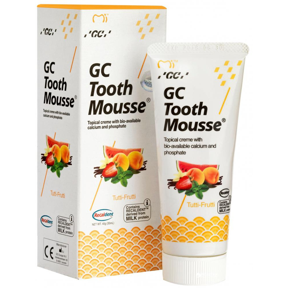 GC Крем для зубов  Tooth Mousse Tutti-Frutti 35 мл (D6583286231) - зображення 1