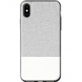 Florence iPhone X Leather+Shining Silver White (RL051283)
