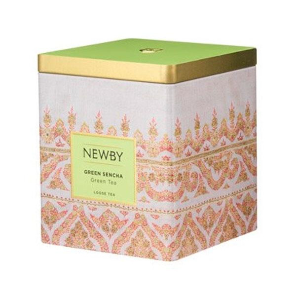 Newby Зеленый чай Сенча ж/б 125 г (130080А) - зображення 1
