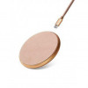 DECODED Wireless Fast Charger Leather Pad 10W Gold Metal/Rose (D9WC2GDRE) - зображення 2