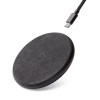 DECODED Fast Pad Wireless Charger Black Metal/Black Leather (D8WC1BK) - зображення 2
