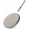 DECODED Wireless Fast Charger Leather Pad 10W Silver Metal/Grey (D9WC2SRGY) - зображення 2