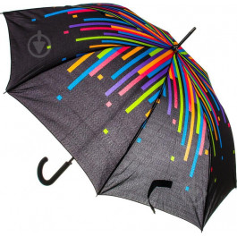 Susino Зонт-трость  Rainbow Top 21008 черный с рисунком