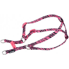Coastal Шлея  Li`l Pals Comfort Dog Harnes для собак рожева зебра 0.9х20-36 см (44420)
