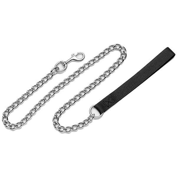 Coastal Повідець-ланцюжок  Titan Chain Dog Leash для собак чорний 0.6 смx1.2 м (38586) - зображення 1