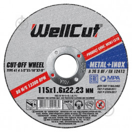 WellCut 115x1,6x22,2 мм WCM11516