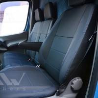 MW Brothers Авточохли Premium для салону Volkswagen Crafter '06-16 (1+2) синя строчка (MW Brothers)