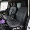 MW Brothers Авточехлы Leather Style для салона Ford Transit Custom '13-, серая строчка (MW Brothers) - зображення 1